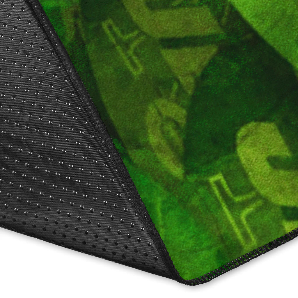 New York American Football Jets Football Player 89 Celebrating Score Holding Ball Area Rug Home Decor