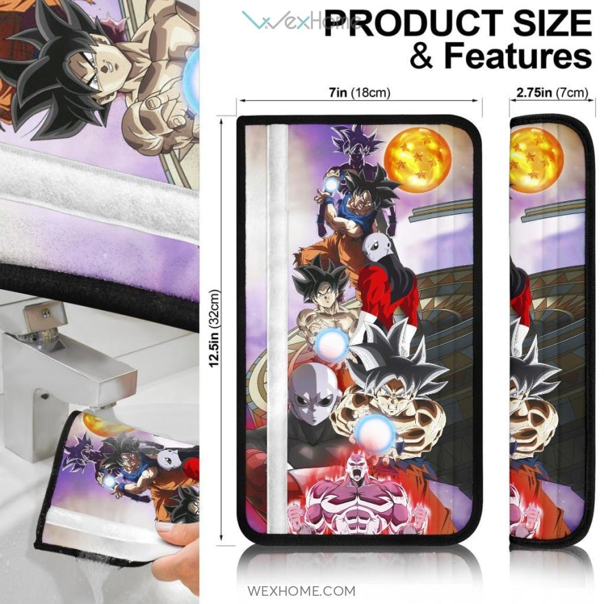 Dragon Ball Anime DB Goku Vs Jiren Fighting For Balls Seat Belt Covers
