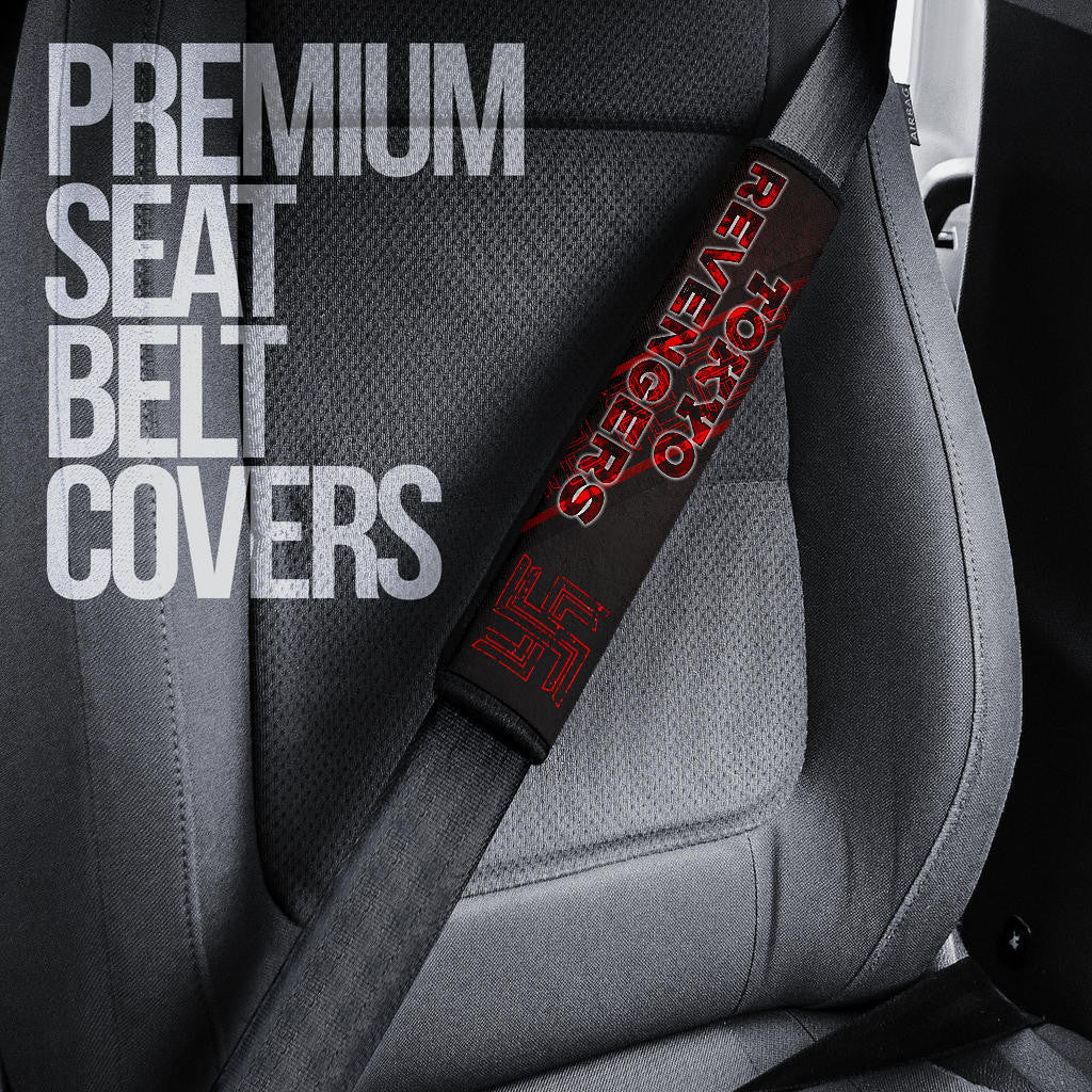 Tokyo Revengers Manga Anime Cool Haitani Brothers Rindou And Ran Red Symbol Seat Belt Covers