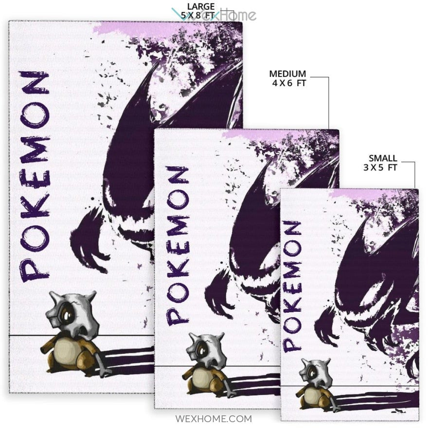 Pokemon Anime Karakara Pokemon With Danger Gengar Power Area Rug Home Decor