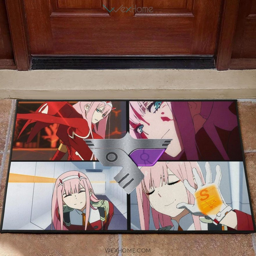 Darling In The Franxx Anime Zero Two Code 002 Moments S Class Door Mat Hom Decor