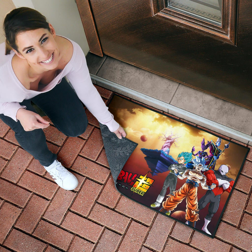 Dragon Ball Anime DB Super Saiyan Beerus Jiren Desert Door Mat Home Decor