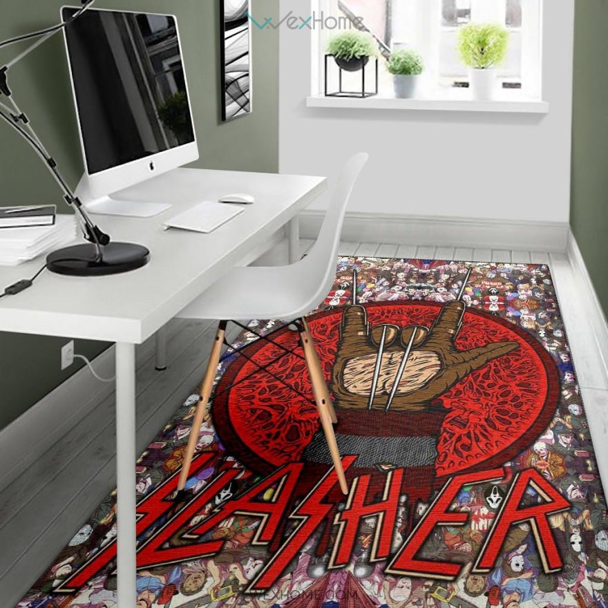 Horror Movie Freddy Krueger Slasher Horror Villains Area Rug Home Decor