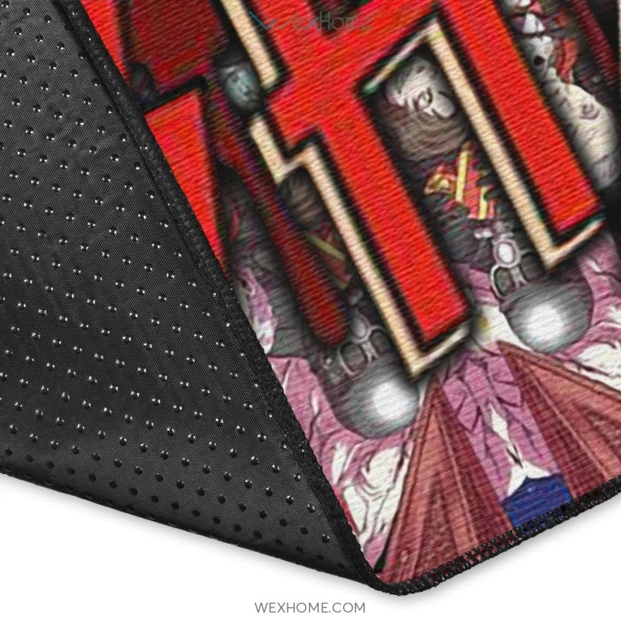 Horror Movie Freddy Krueger Slasher Horror Villains Area Rug Home Decor