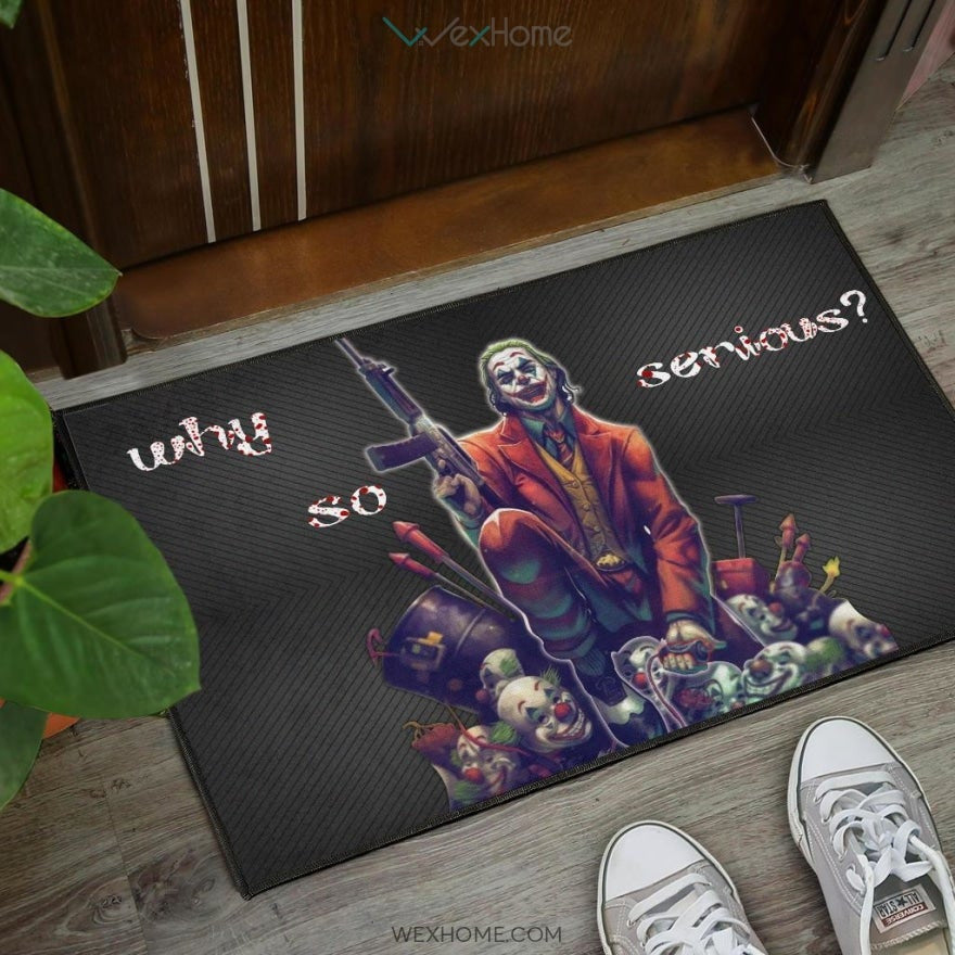 Horror Movie Why So Serious Joker Weapons On Clown Heads Home Decor