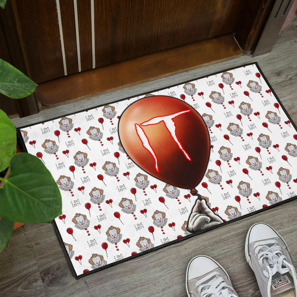 Horror Movie IT Balloon Pennywise Patterns Door Mat Home Decor