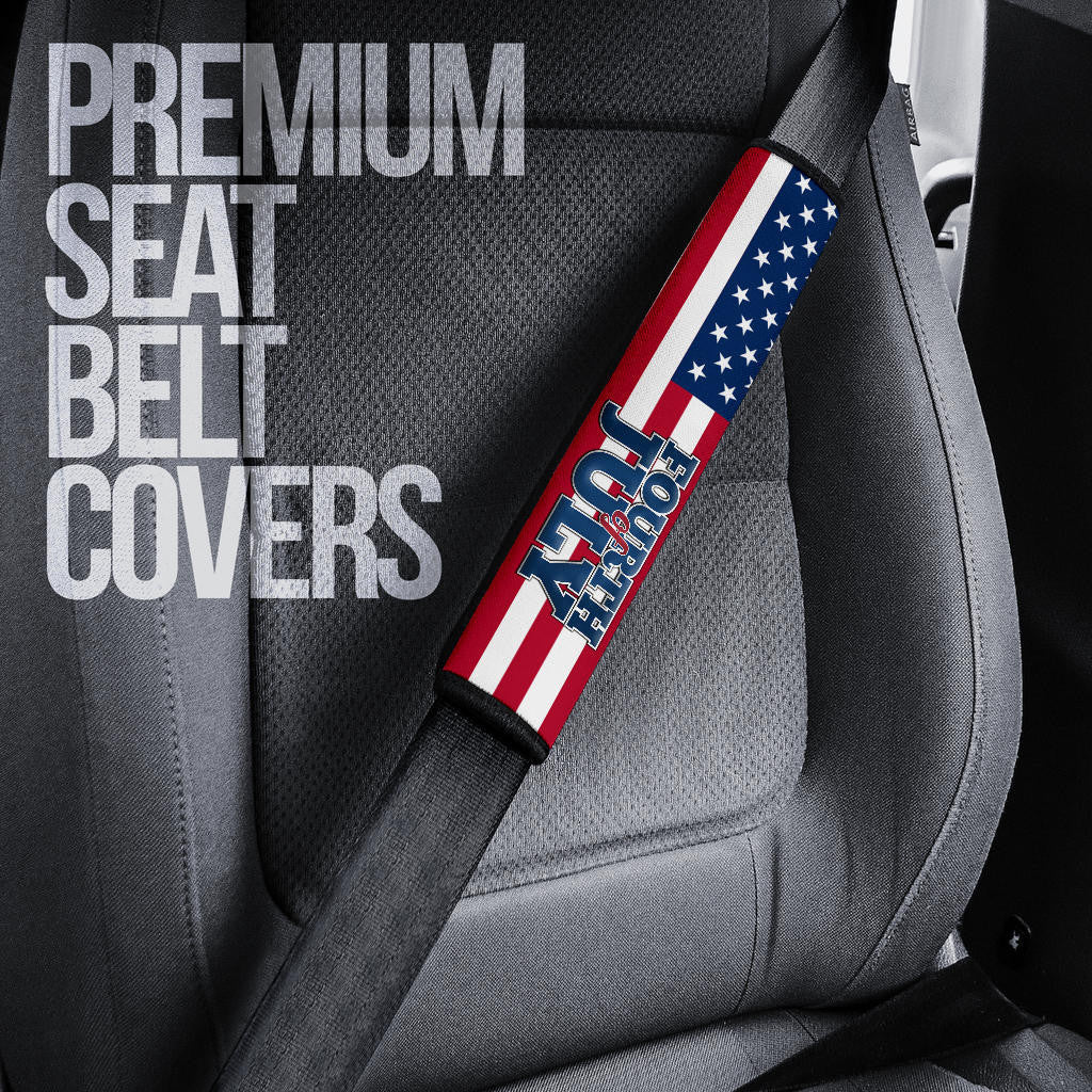 US Independence Day Bald Eagle Veteran Affairs Fourth Of July Seat Belt Covers