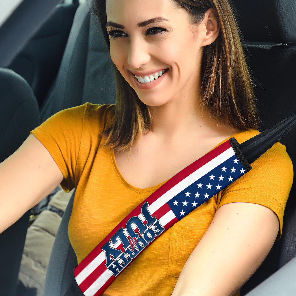 US Independence Day Bald Eagle Veteran Affairs Fourth Of July Seat Belt Covers
