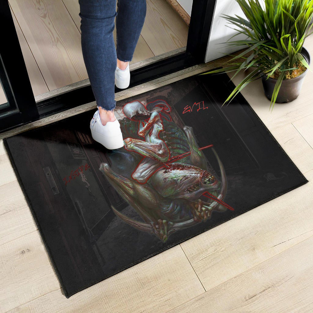 Horror Movie The Evil Within Monster Evil Inside Us Door Mat Home Decor