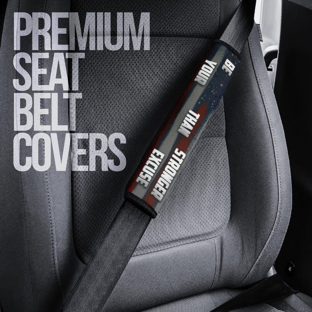 US Independence Day Eagle Emerging From Stars Be Stronger Than Excuse Seat Belt Covers