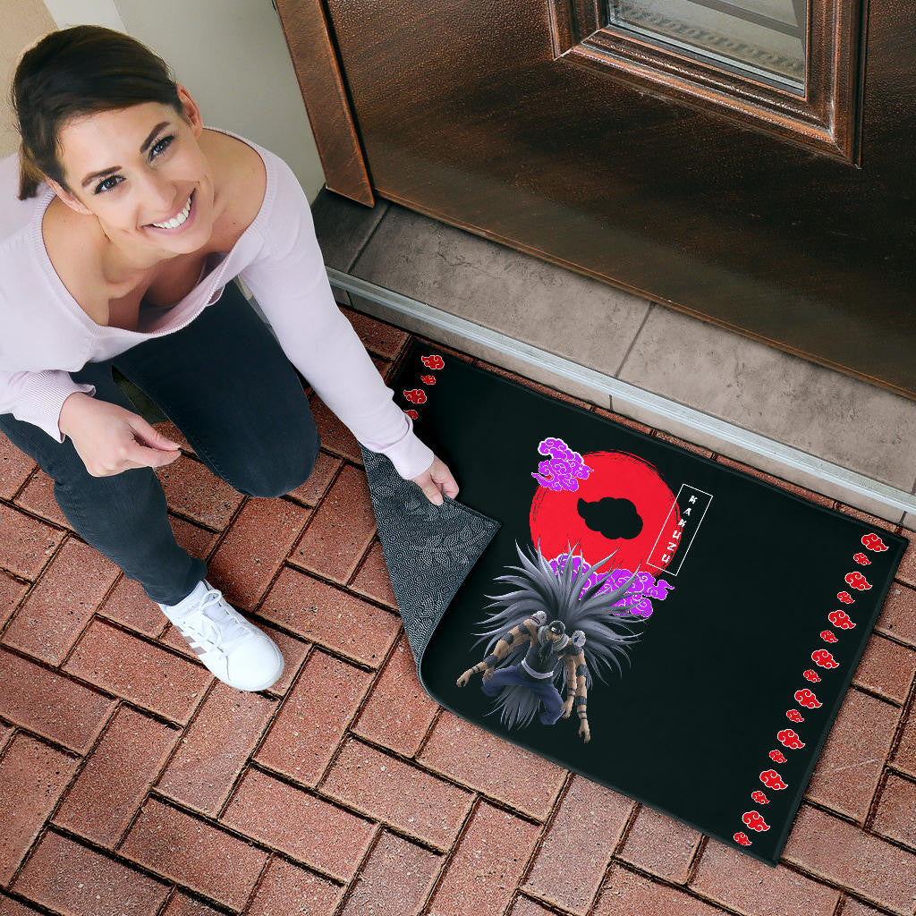 Naruto Anime Kakuzu Power Akatsuki Cloud Symbol Door Mat Home Decor