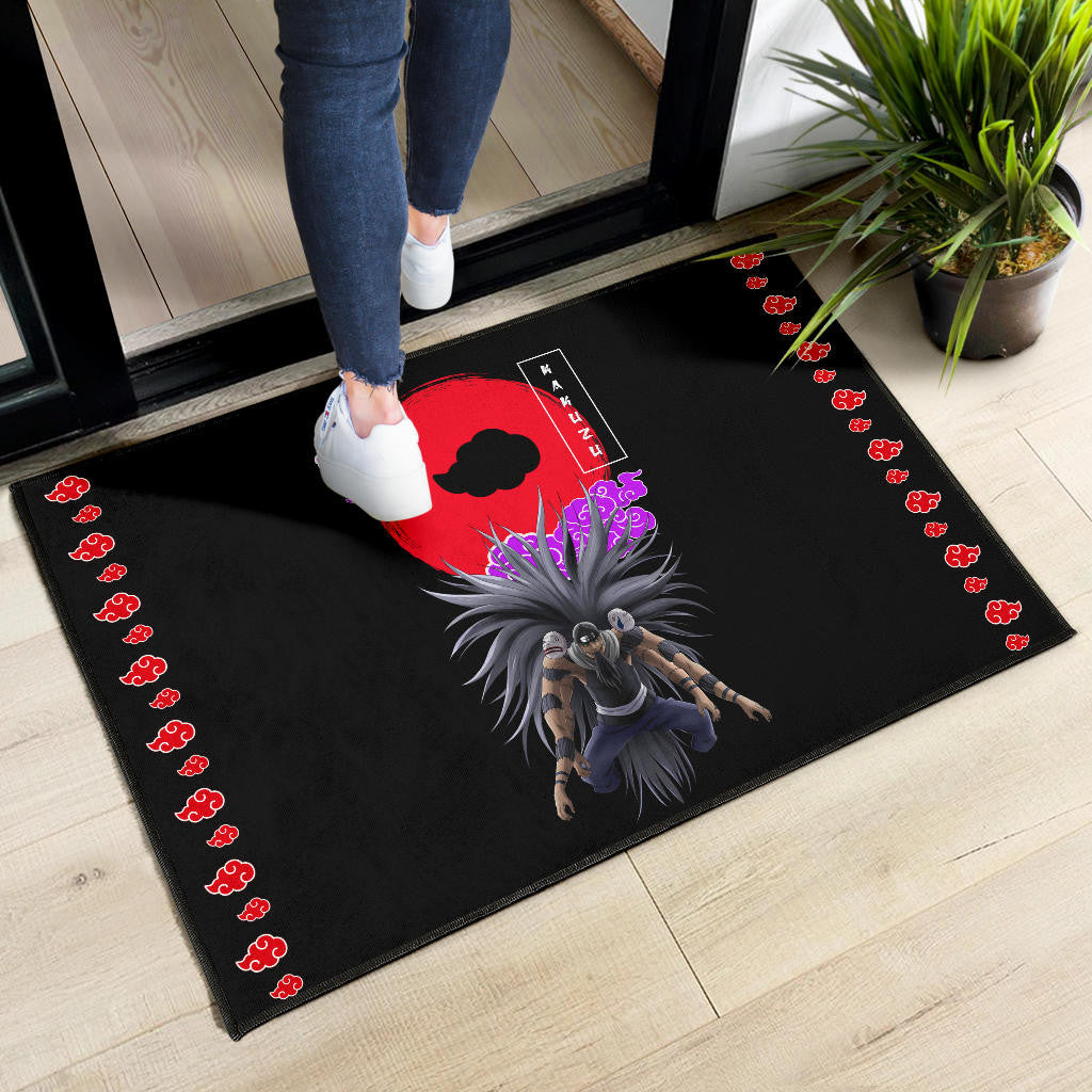 Naruto Anime Kakuzu Power Akatsuki Cloud Symbol Door Mat Home Decor