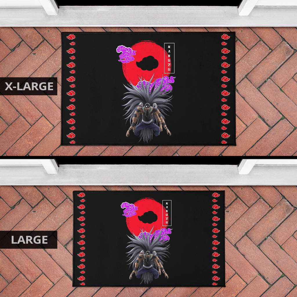 Naruto Anime Kakuzu Power Akatsuki Cloud Symbol Door Mat Home Decor