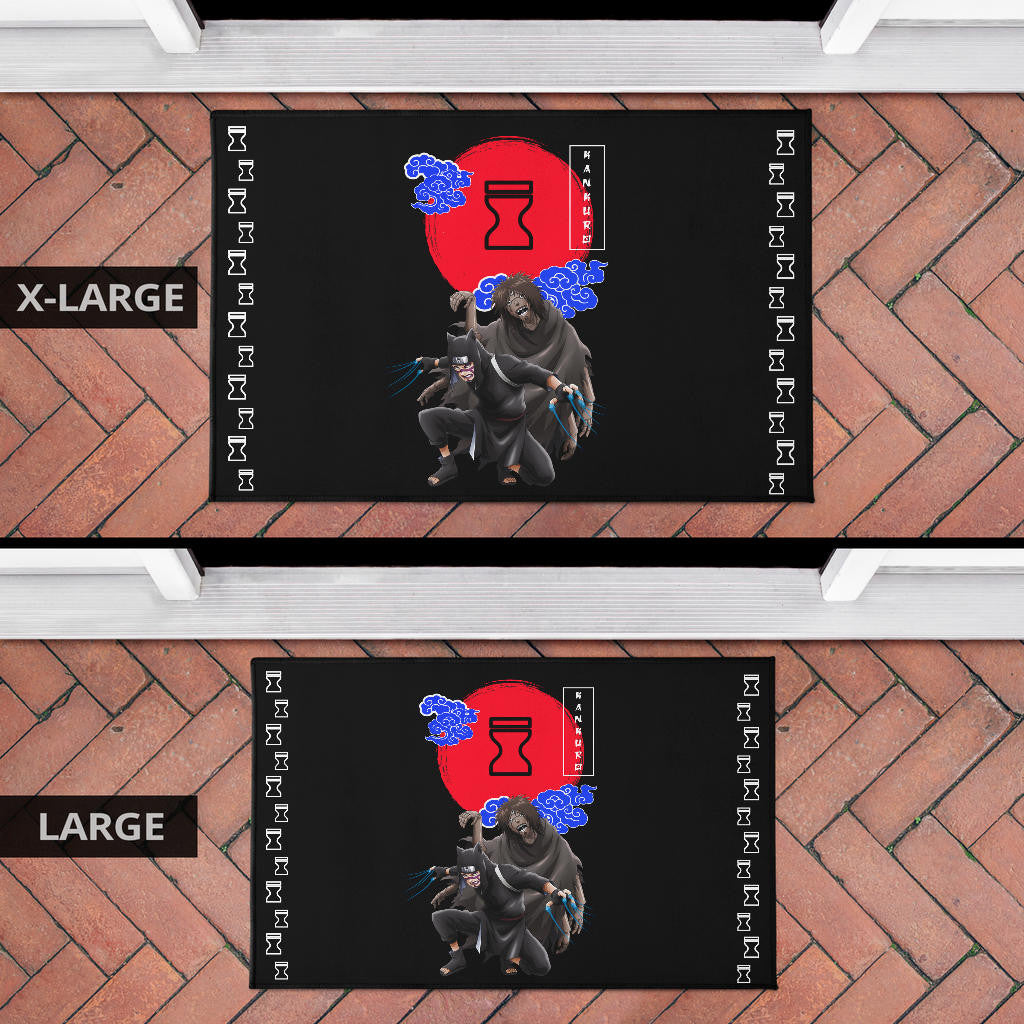 Naruto Anime Kankuro Controling Puppet Sand Village Symbol Door Mat Home Decor