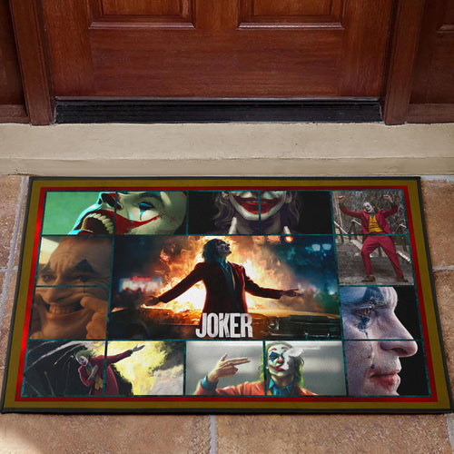 Joker The Clown Door Mat Movie Home Decor Custom For Fans NT030301