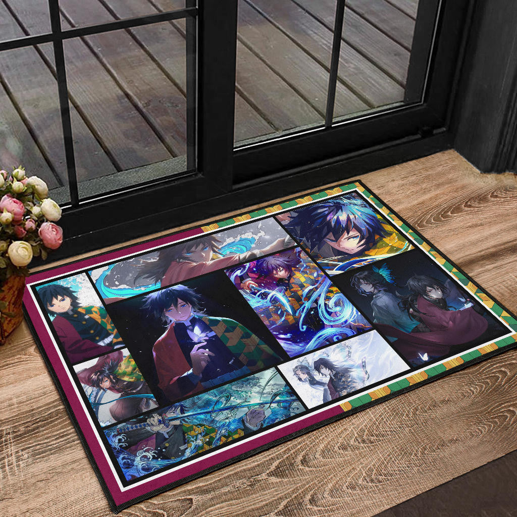 Giyuu Tomioka Door Mat Anime Home Decor Custom For Fans NA030402