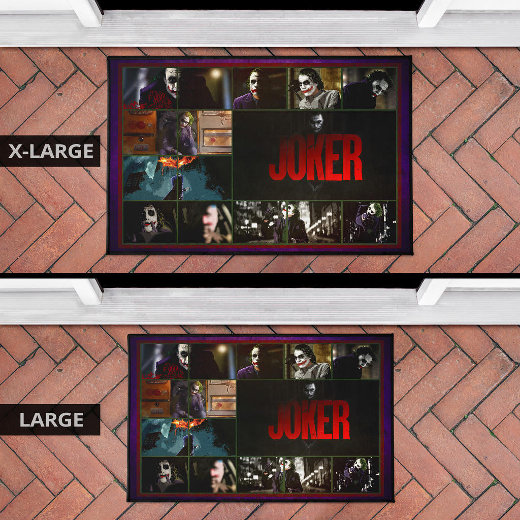 Joker The Clown Door Mat Movie Home Decor Custom For Fans NT030902