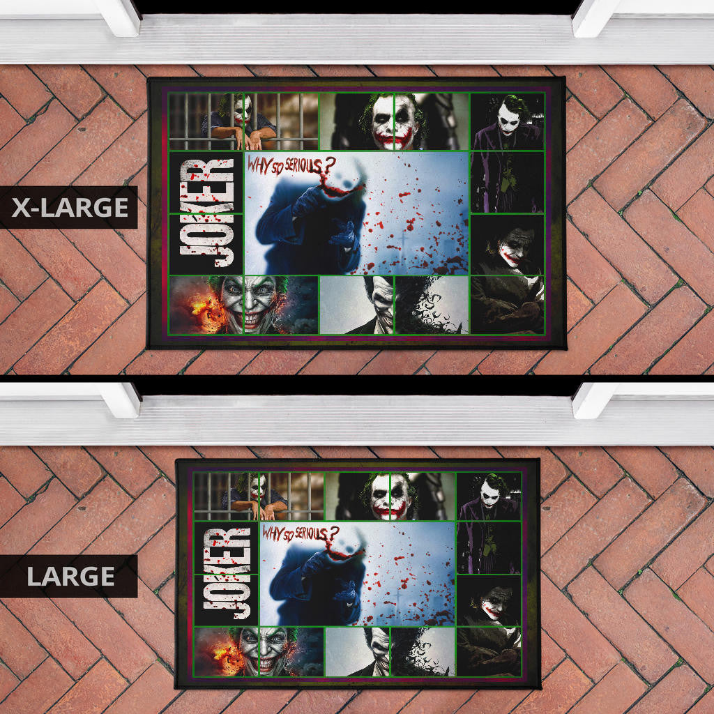 Joker The Clown Door Mat Movie Home Decor Custom For Fans NT030802