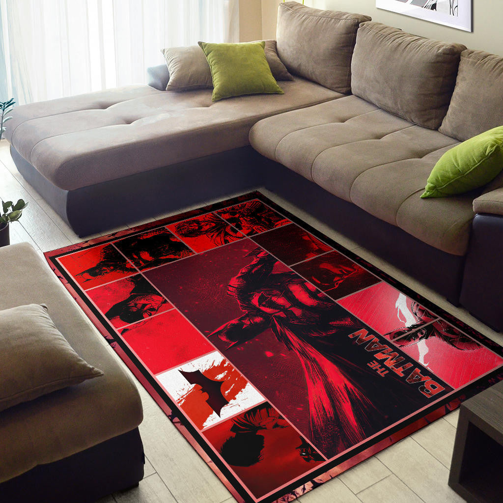 The Bat Man Area Rug Movie Home Decor Custom For Fans NT030803