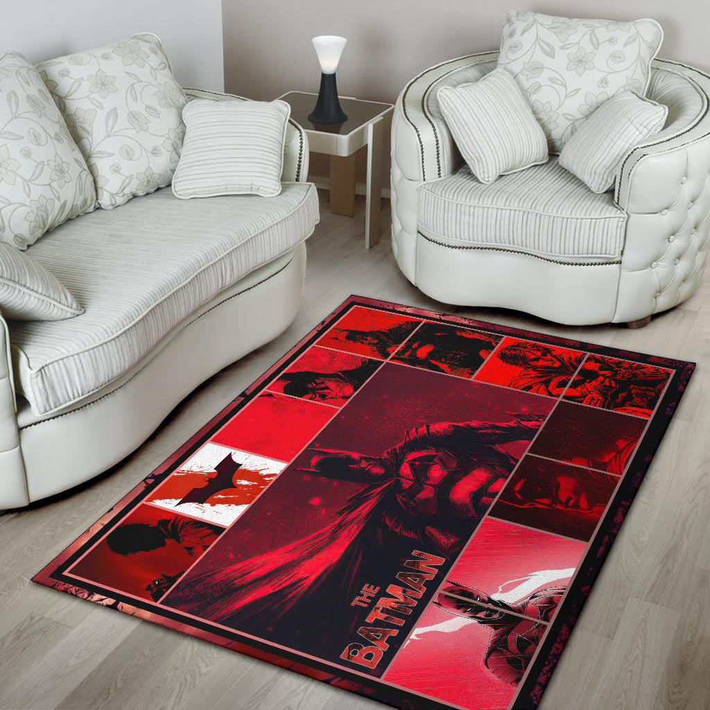 The Bat Man Area Rug Movie Home Decor Custom For Fans NT030803