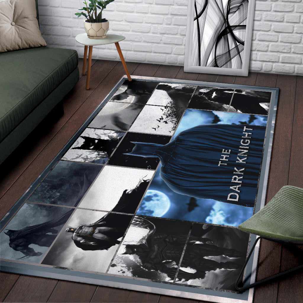 The Bat Man Dark Knight Area Rug Movie Home Decor Custom For Fans NT031402