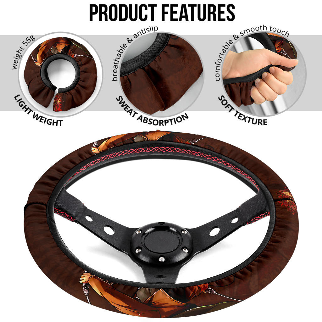 Bertolt Hoover Attack On Titan Seat Belt Covers Anime Car Accessories Custom For Fans NA032502
