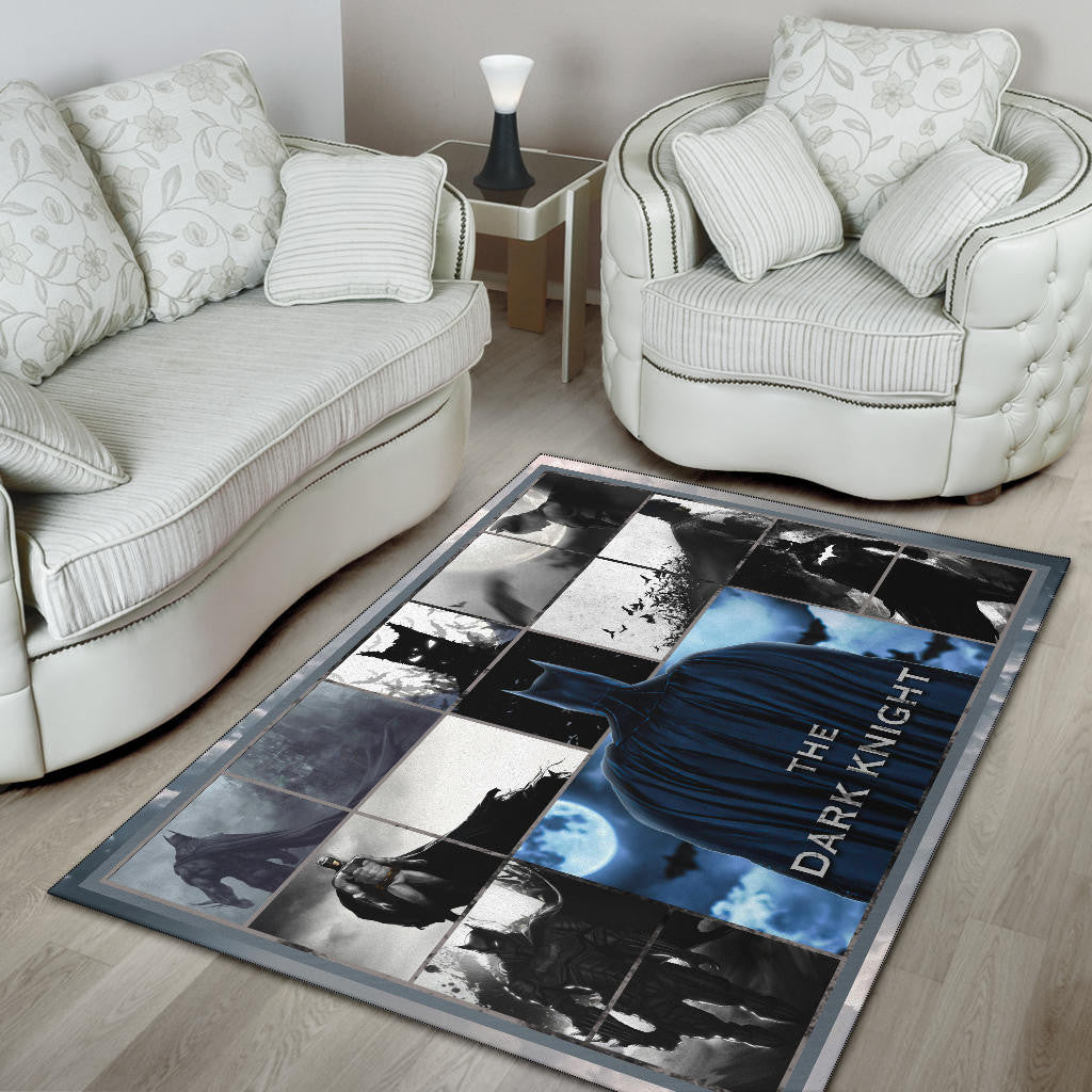 The Bat Man Dark Knight Area Rug Movie Home Decor Custom For Fans NT031402