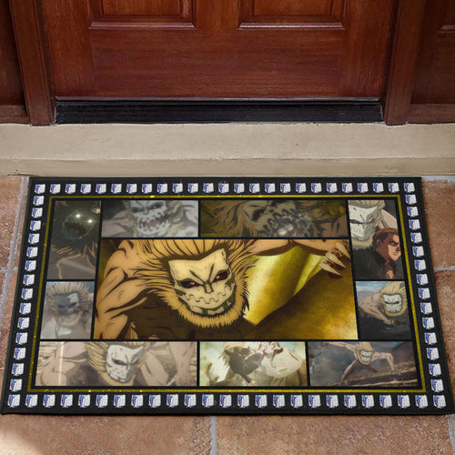 Jaw Titan Attack On Titan Door Mat Anime Home Decor Custom For Fans NA032801