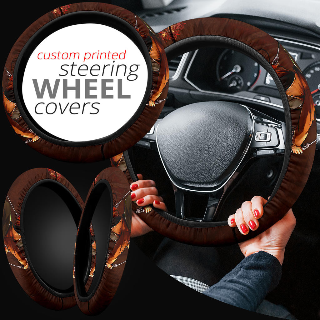 Bertolt Hoover Attack On Titan Seat Belt Covers Anime Car Accessories Custom For Fans NA032502