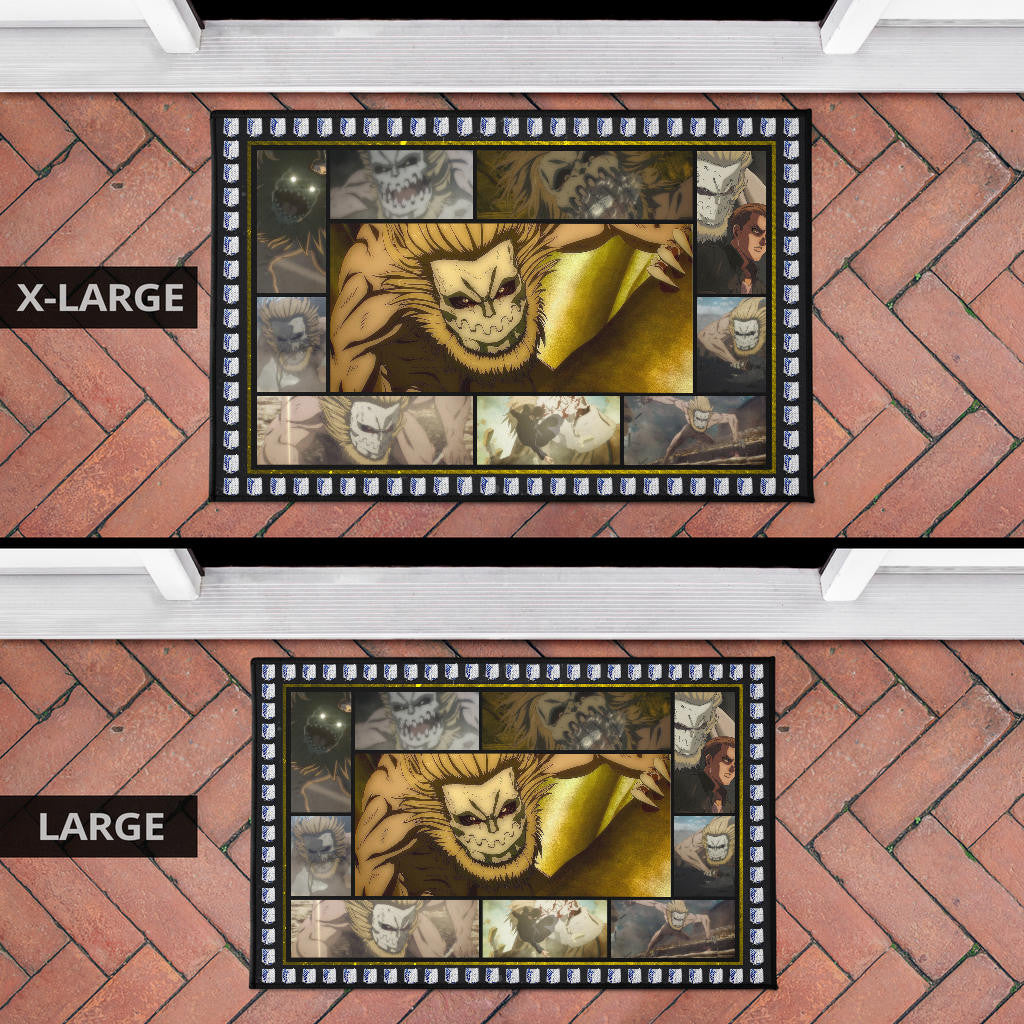 Jaw Titan Attack On Titan Door Mat Anime Home Decor Custom For Fans NA032801