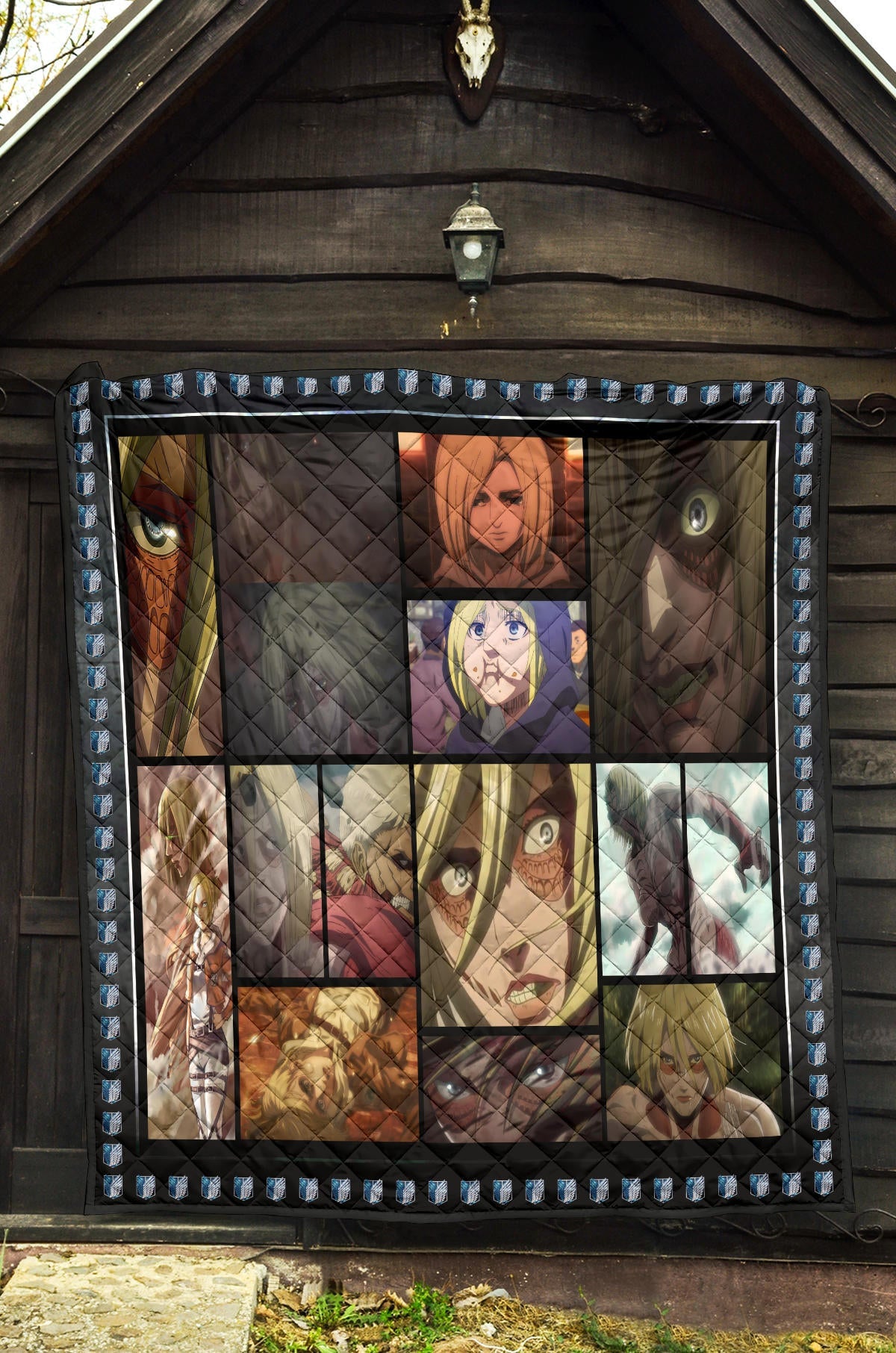 Annie Leonhart Attack On Titan Premium Quilt Anime Home Decor Custom For Fans NA032802