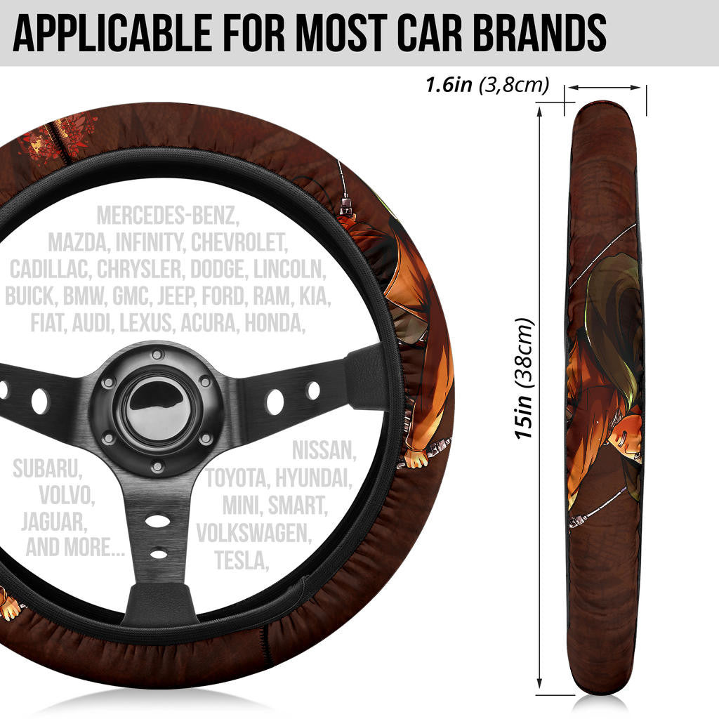 Bertolt Hoover Attack On Titan Seat Belt Covers Anime Car Accessories Custom For Fans NA032502
