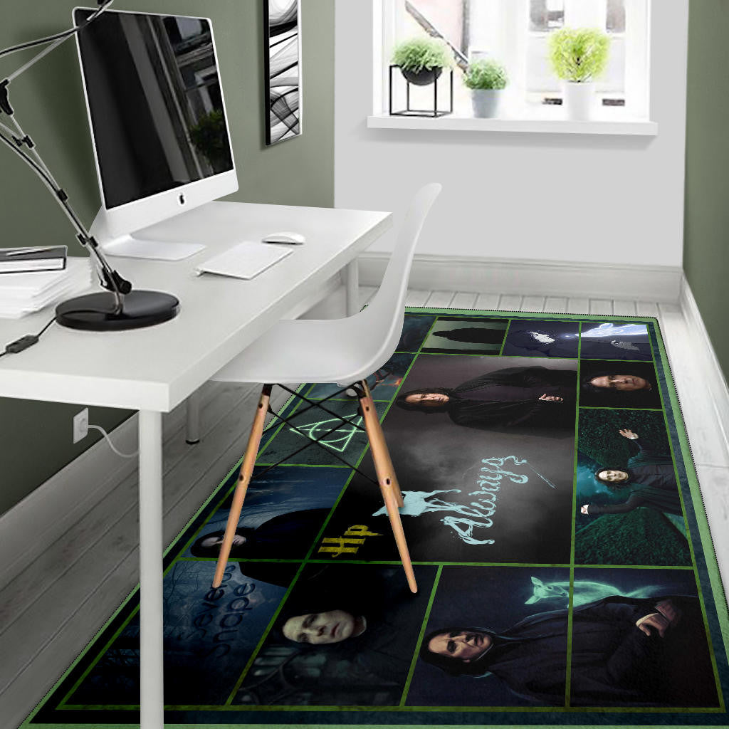 Severus Snape Harry Potter Area Rug Movie Home Decor Custom For Fans NT031702