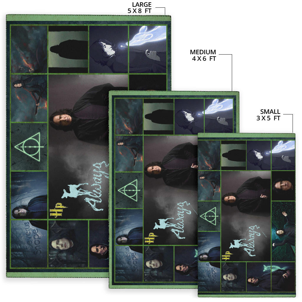 Severus Snape Harry Potter Area Rug Movie Home Decor Custom For Fans NT031702