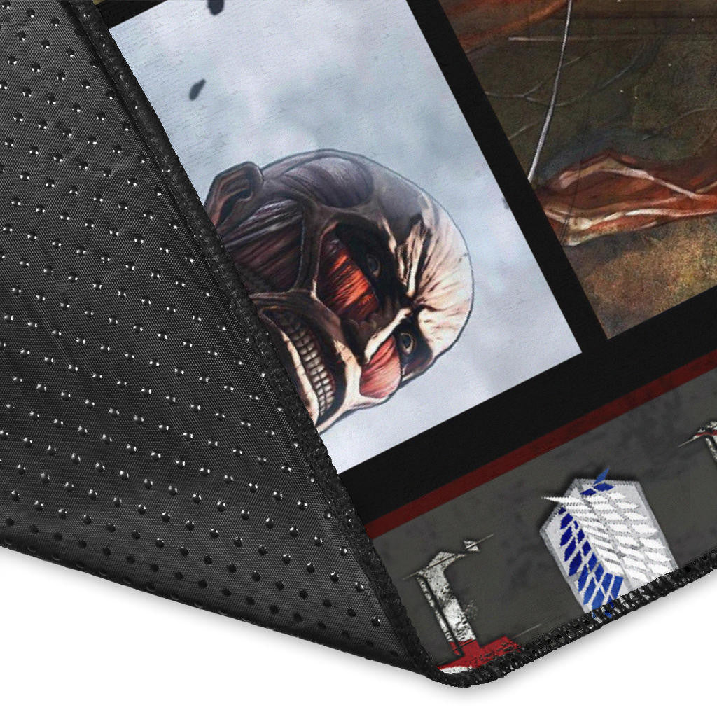Colossus Titan Attack On Titan Area Rug Anime Home Decor Custom For Fans NA032804