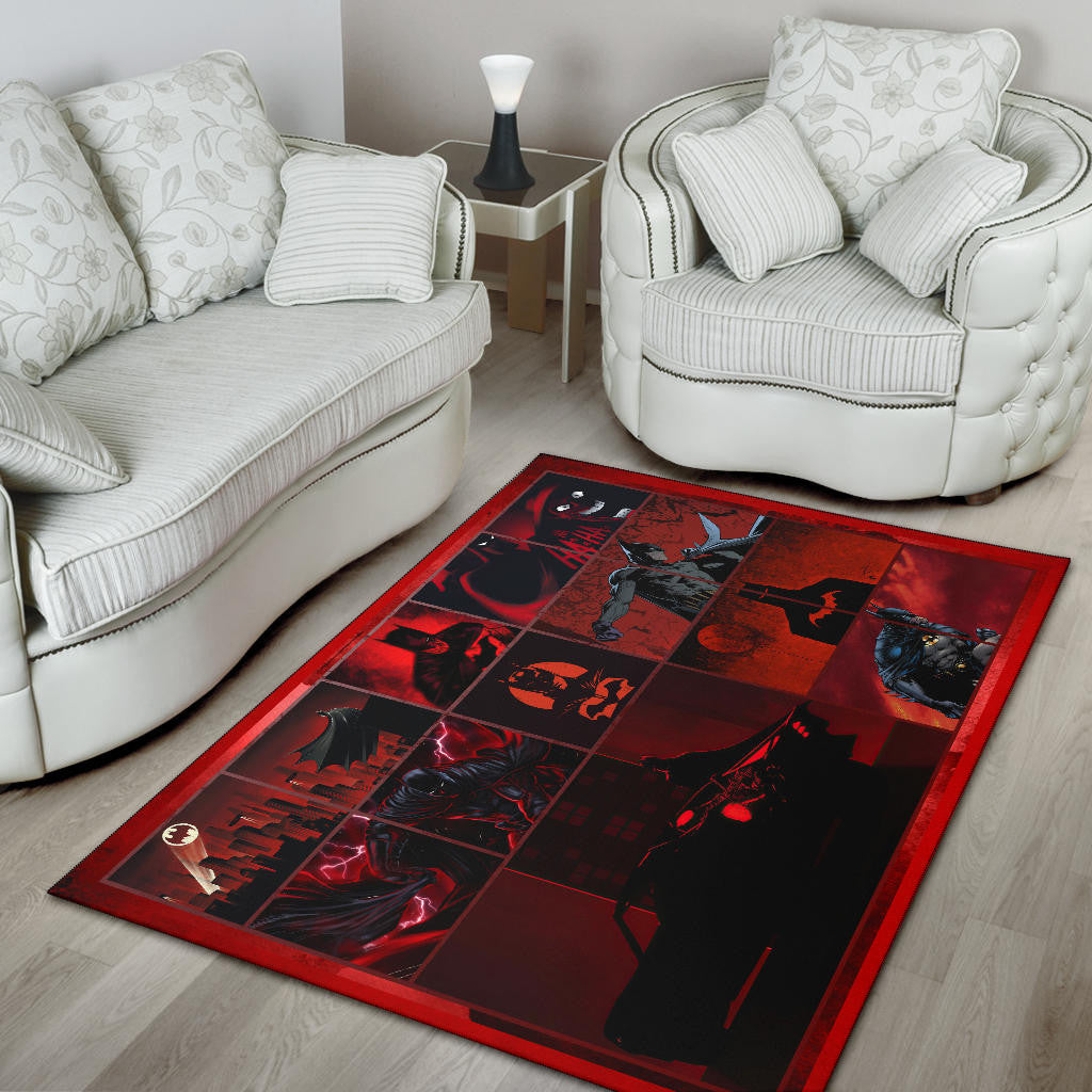 The Bat Man Area Rug Movie Home Decor Custom For Fans NT031501