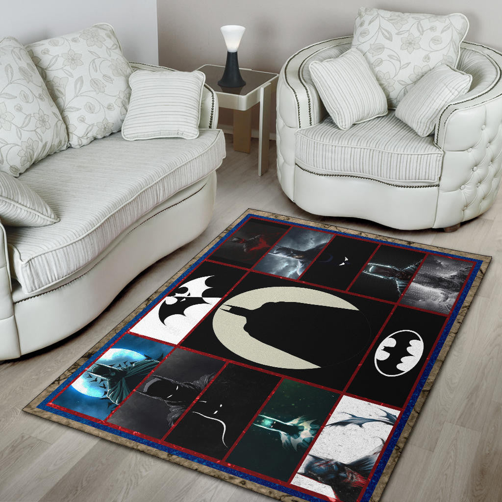 The Bat Man Area Rug Movie Home Decor Custom For Fans NT031502