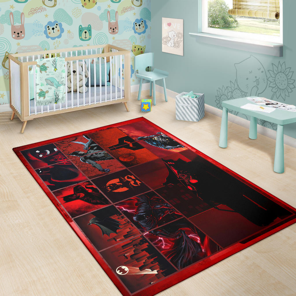 The Bat Man Area Rug Movie Home Decor Custom For Fans NT031501