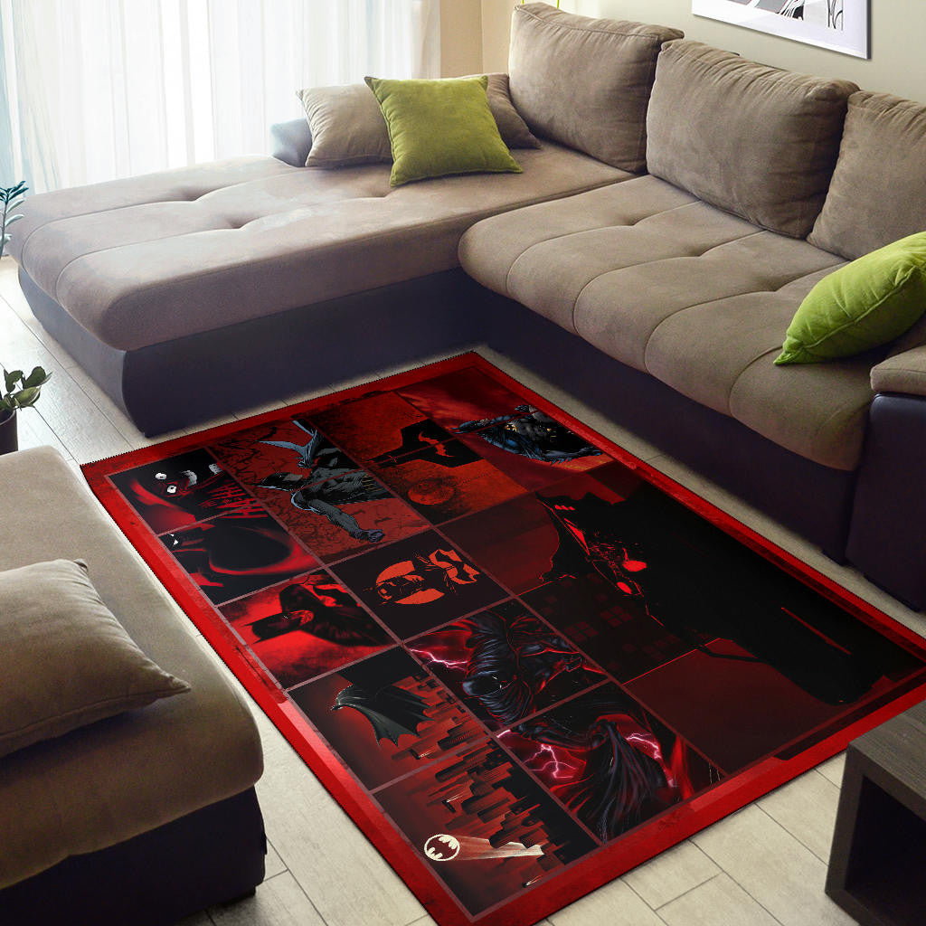 The Bat Man Area Rug Movie Home Decor Custom For Fans NT031501