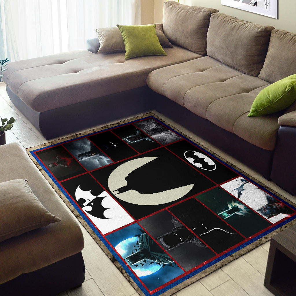 The Bat Man Area Rug Movie Home Decor Custom For Fans NT031502