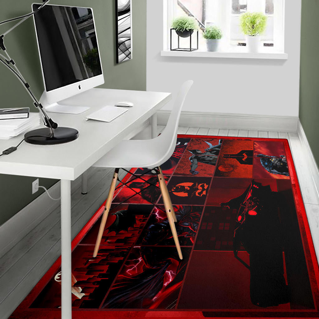 The Bat Man Area Rug Movie Home Decor Custom For Fans NT031501