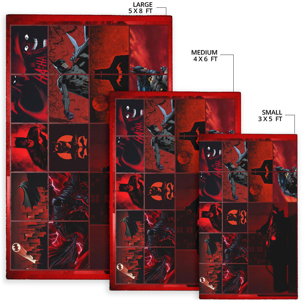 The Bat Man Area Rug Movie Home Decor Custom For Fans NT031501