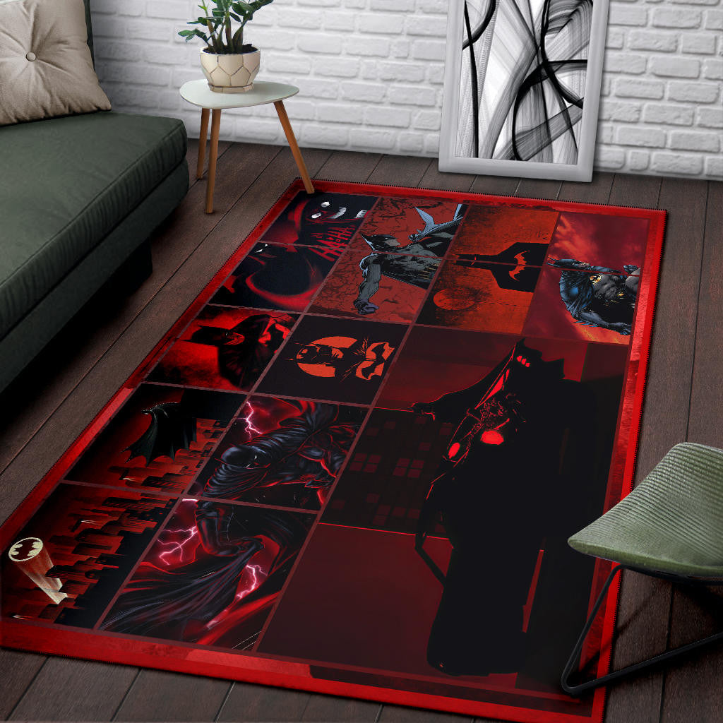 The Bat Man Area Rug Movie Home Decor Custom For Fans NT031501