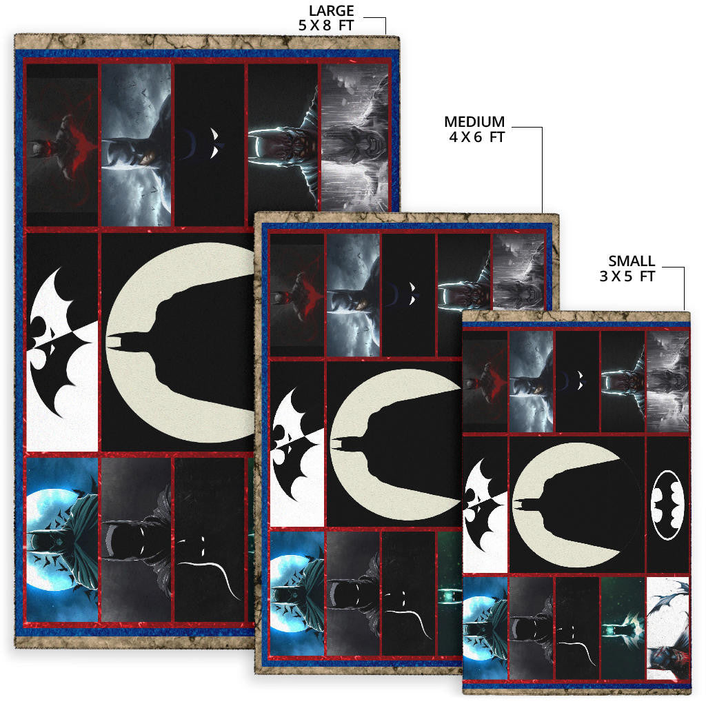 The Bat Man Area Rug Movie Home Decor Custom For Fans NT031502