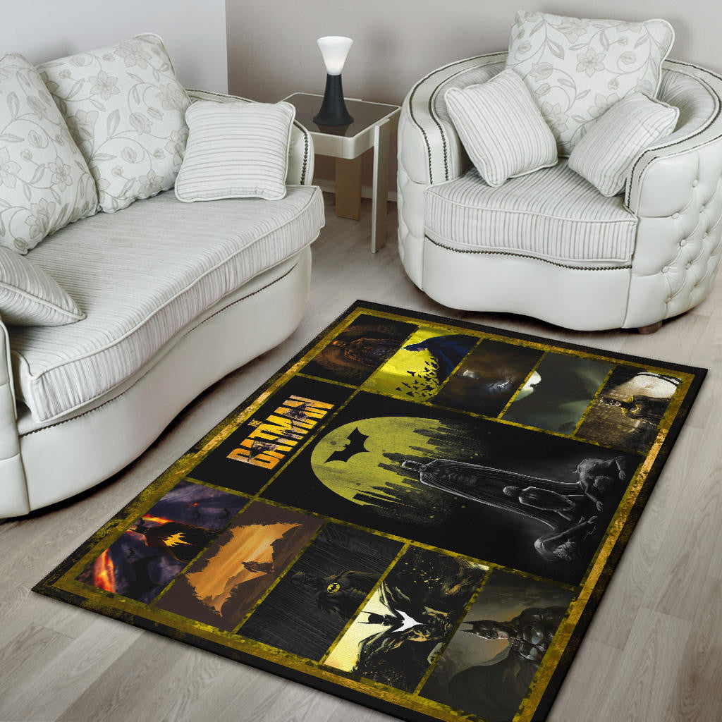 The Bat Man Area Rug Movie Home Decor Custom For Fans NT031601