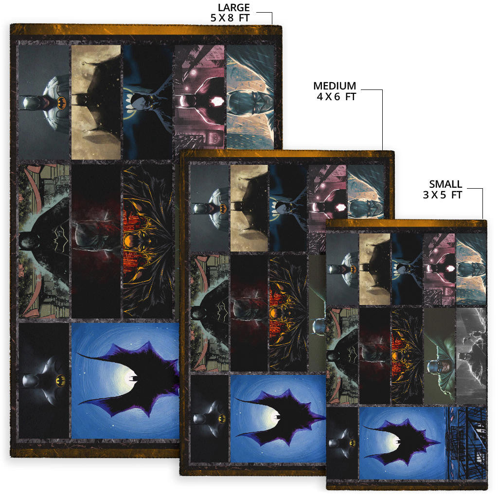 The Bat Man Area Rug Movie Home Decor Custom For Fans NT031603