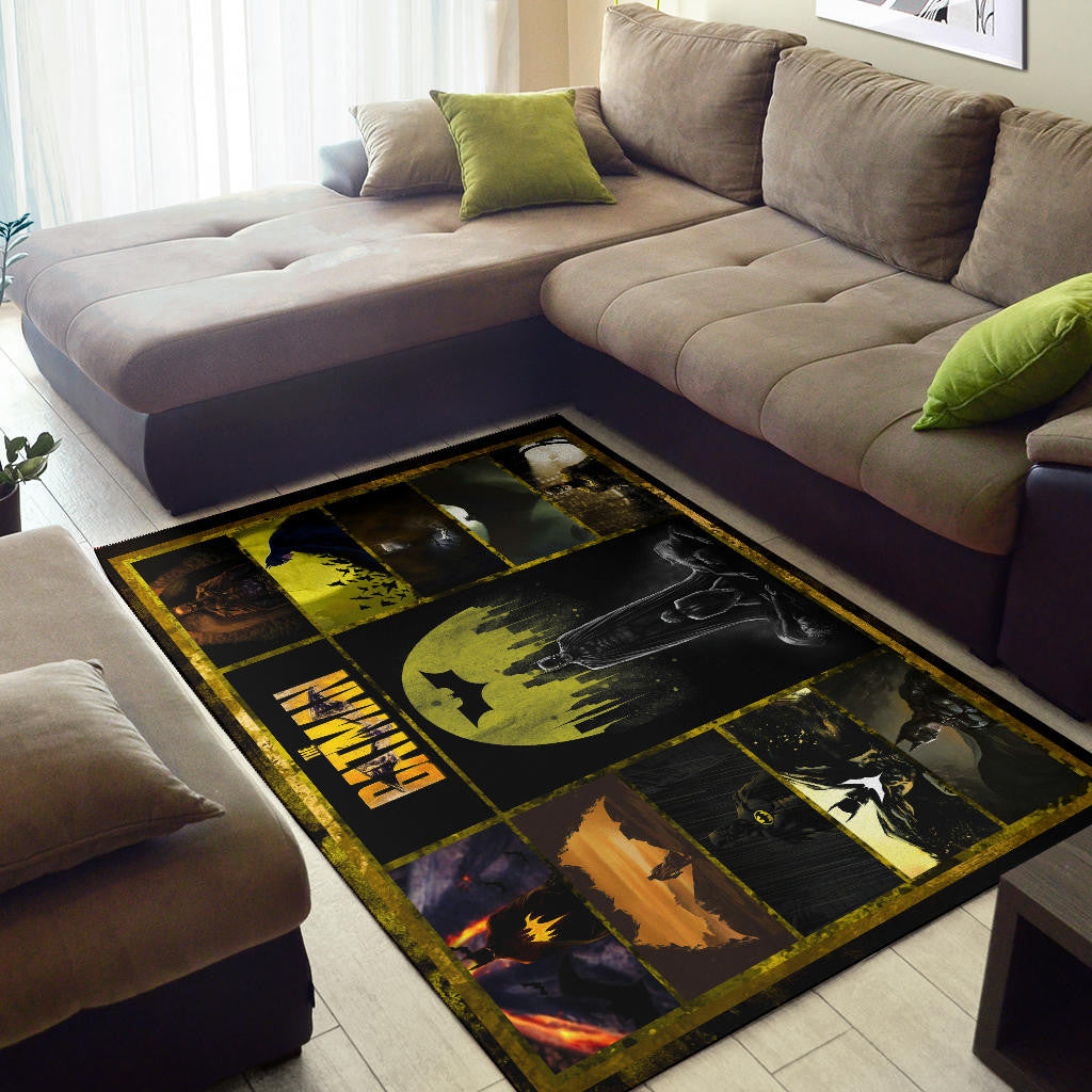 The Bat Man Area Rug Movie Home Decor Custom For Fans NT031601