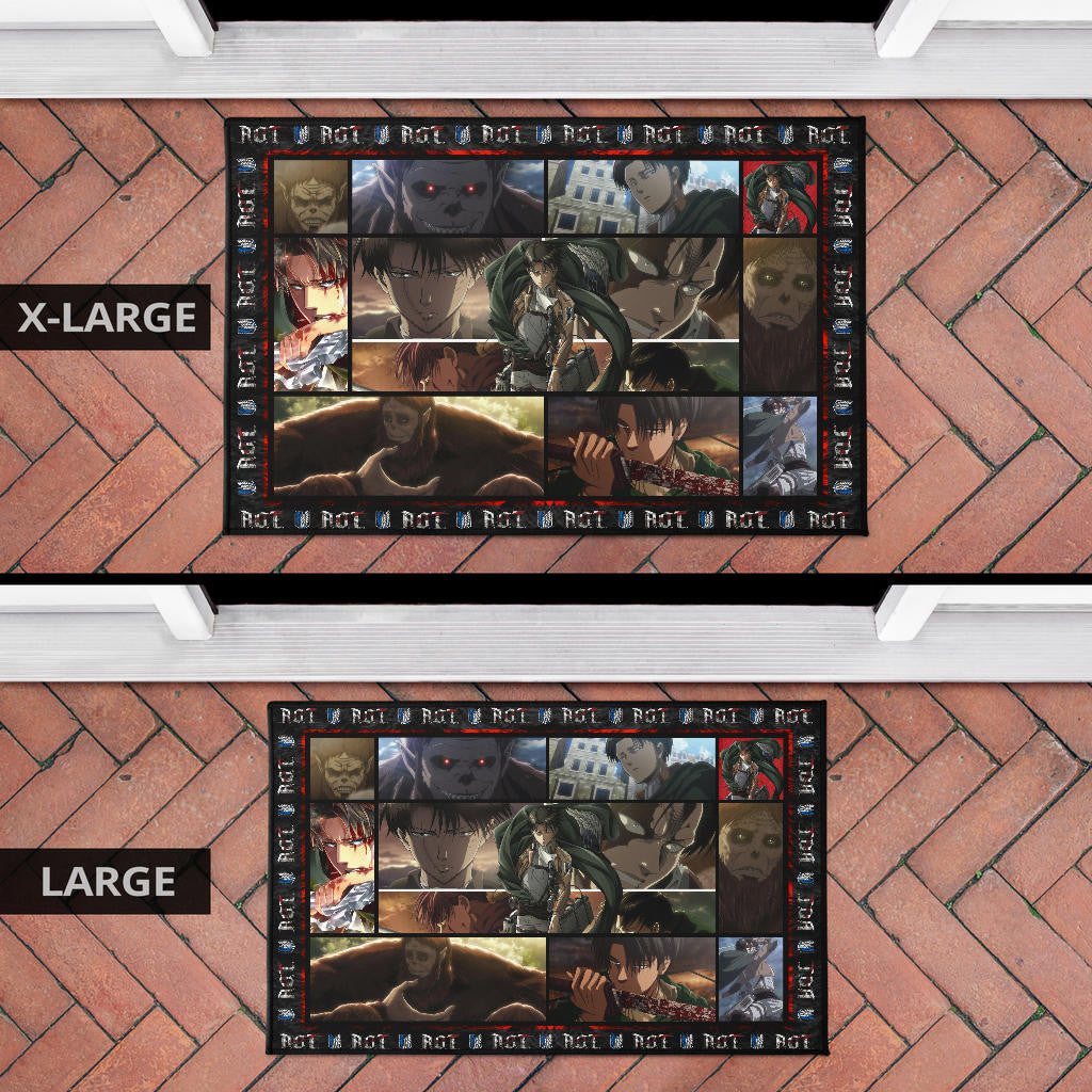 Beast Titan Attack On Titan Door Mat Anime Home Decor Custom For Fans NA032802