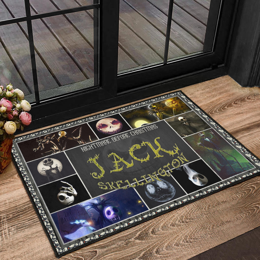 Jack Skellington The Nightmare Before Christmas Area Rug Cartoon Home Decor Custom For Fans NT032501