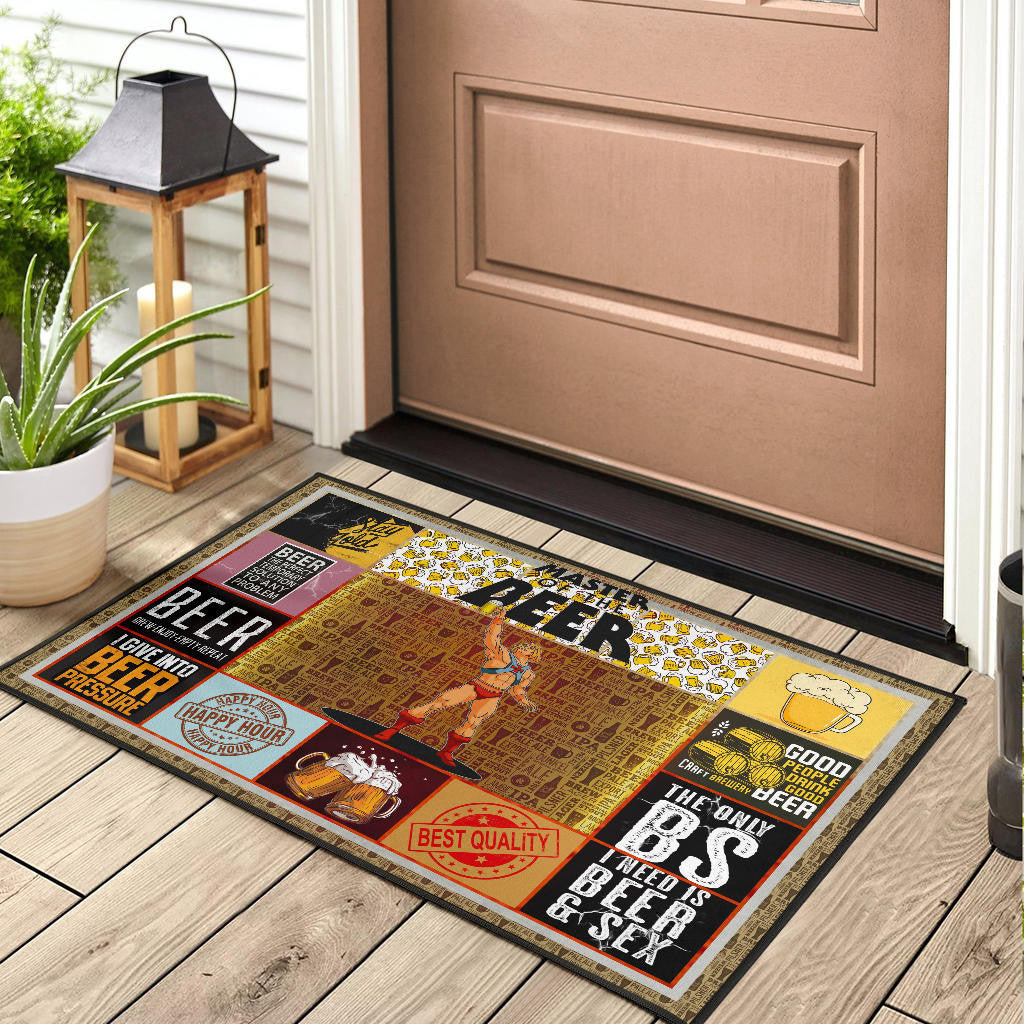 Drinking Craft Beer Door Mat Hobby Home Decor Custom For Fans NT032302